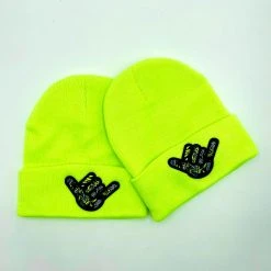 GS Sports Shaka Beanie - Neon Yellow HEADWEAR