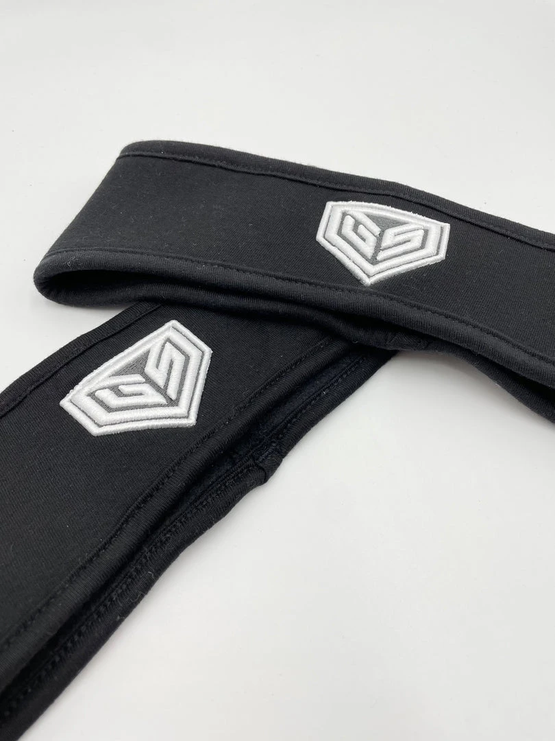 GS Sports Crest Fleece Ear Warmer Headbands - Black 1 GS Sports Crest Fleece Ear Warmer Headbands - Black