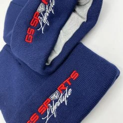 GS Sports Lifestyle Lined Beanie - Navy HEADWEAR 5 GS Sports Lifestyle Lined Beanie - Navy HEADWEAR
