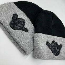 GS Sports Shaka Cuffed Beanie - Heather / Black HEADWEAR 7 GS Sports Shaka Cuffed Beanie - Heather / Black HEADWEAR