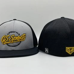 GS Sports Lifestyle PTS20M Hat - Charcoal / Black With Athletic Gold