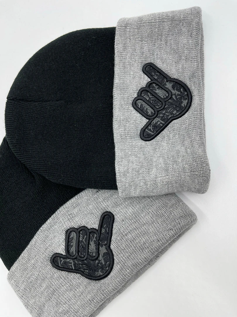 GS Sports Shaka Cuffed Beanie - Heather / Black HEADWEAR 2 GS Sports Shaka Cuffed Beanie - Heather / Black HEADWEAR