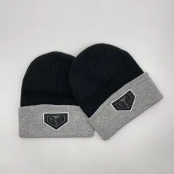 GS Sports Crest Beanie - Charcoal / Black Cuff HEADWEAR