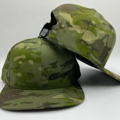 GS Sports GSP Offcenter Multi-Camo Flatbill Snapback Hat - Tropics Camo