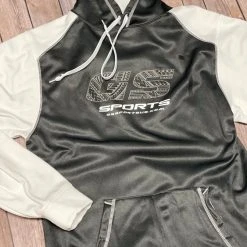 APPAREL GS Sports Polynesian Shield Hoodie - Charcoal / White 5 APPAREL GS Sports Polynesian Shield Hoodie - Charcoal / White