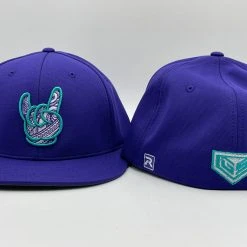 GS Sports GSP Rock On Tribal PTS20 Hat - Purple With Teal HEADWEAR