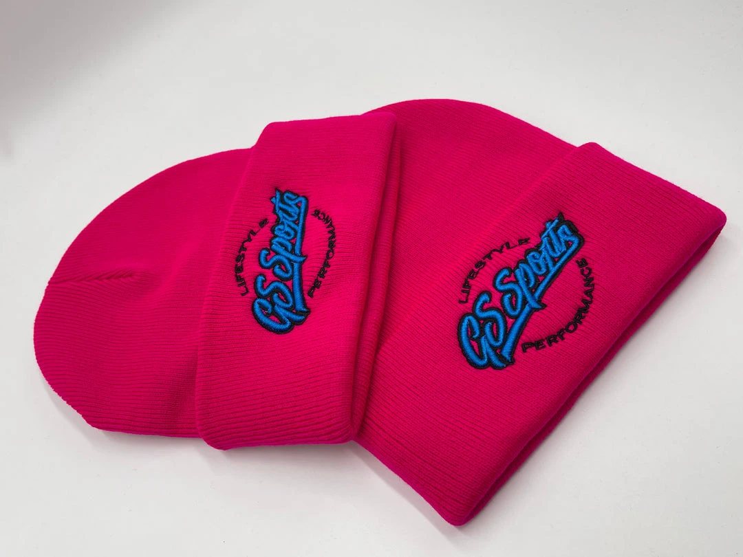 GS Sports Lifestyle Cuffed Beanie - Neon Pink HEADWEAR 2 GS Sports Lifestyle Cuffed Beanie - Neon Pink HEADWEAR