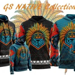 GS Sports APPAREL GS Native Headdress Collection - Jersey, Lightweight Hoodie, Fleece Hoodie (in Stock)